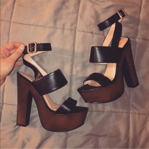 Strappy Platform wedges